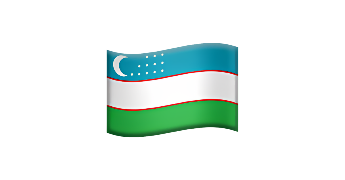 flag of uzbekistan emoji