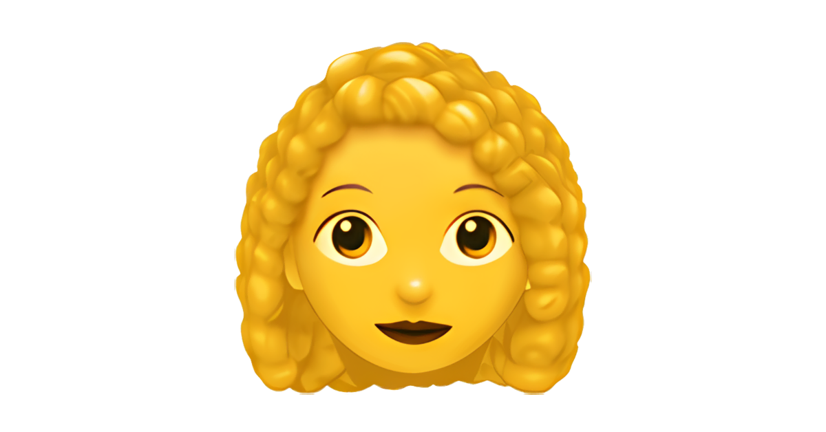 👩‍🦱 Woman: Curly Hair Emoji - EmojiTerra - wide 7
