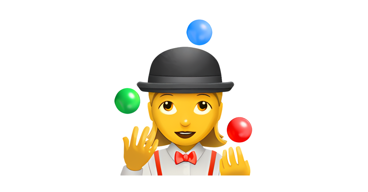 🤹‍♀️ Woman Juggling Emoji — Meanings, Usage & Copy