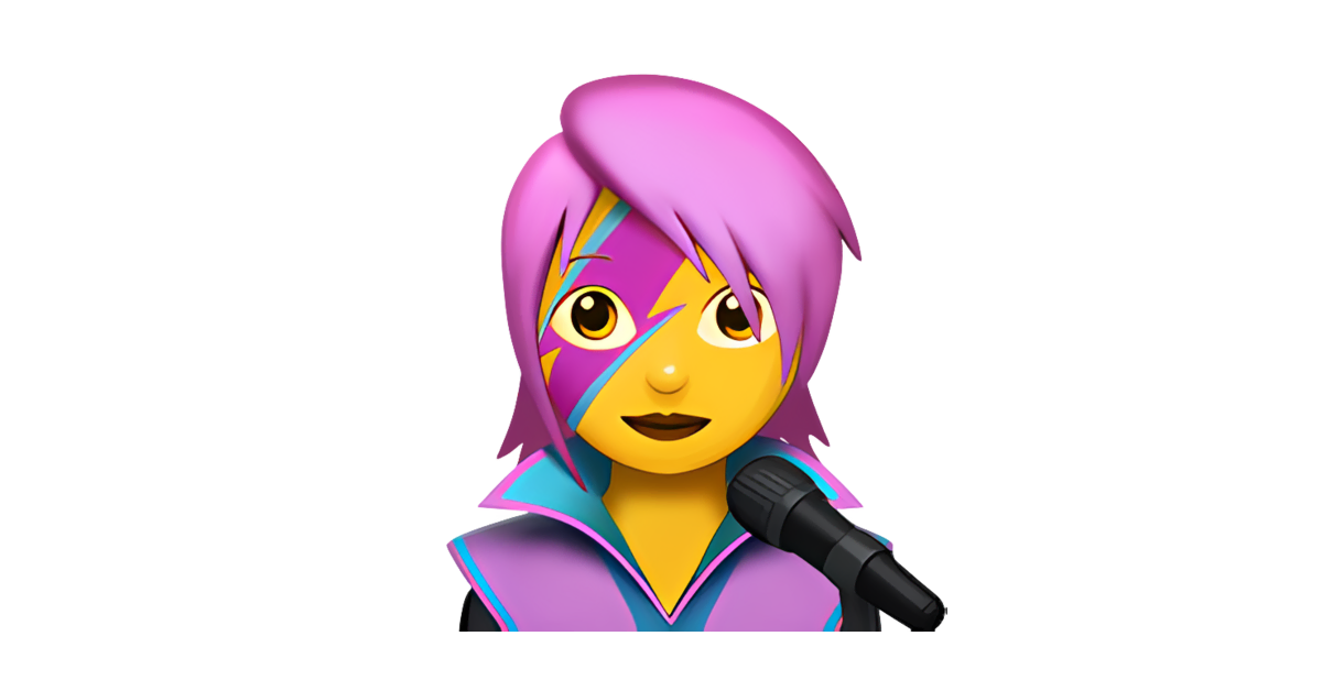 👩‍🎤 Woman Singer Emoji — Meanings, Usage & Copy