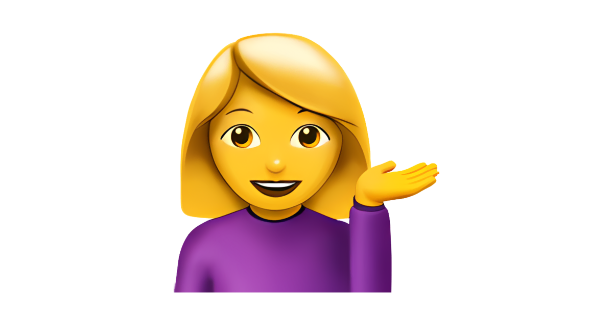 💁‍♀️ Person Tipping Hand emoji Meaning