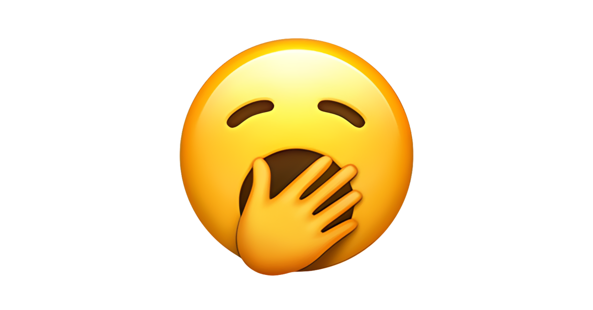 Cara bostezando Emoji Significado copiar y pegar combinaci nes