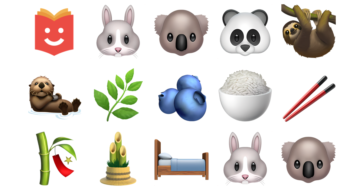 🎋🌿🐼 Bamboo Emojis Collection 🐰🐨🐼🦥🦦🌿🫐 — Copy & Paste!