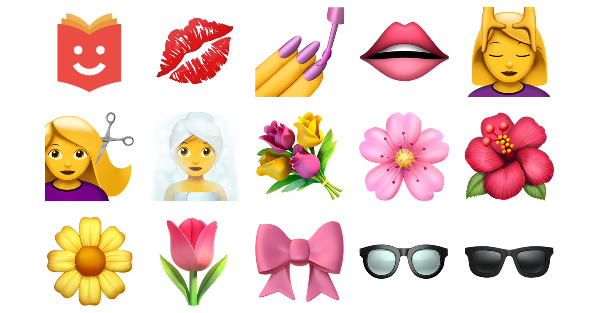 💅🌸🌺 Beauty Emojis Collection 💋💅👄💆‍♀️💇‍♀️🧖‍♀️💐 — Copy & Paste!