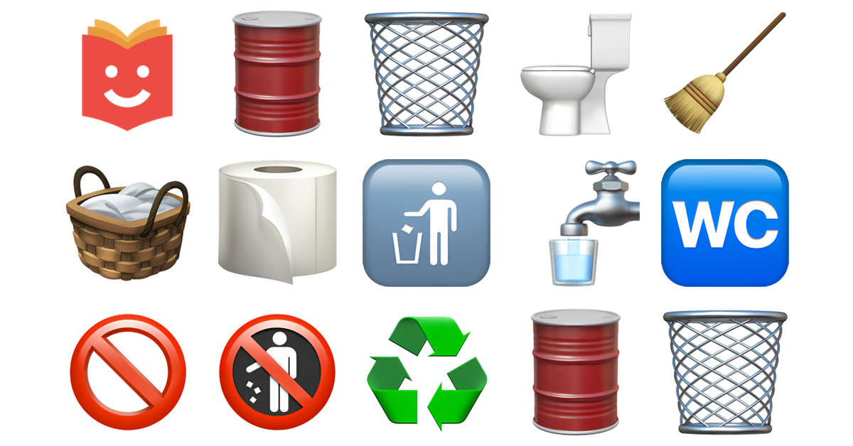 🗑️📦🤔 Bin Emojis Collection 🛢️🗑️🚽🧹🧺🧻🚮 — Copy & Paste!