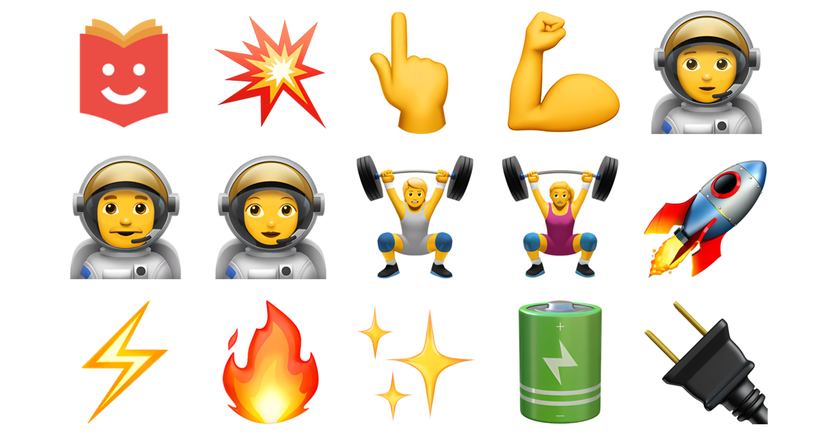 🚀 💪 Booster Emojis Collection 💥👆💪🧑‍🚀👨‍🚀👩‍🚀🏋️ — Copy & Paste!