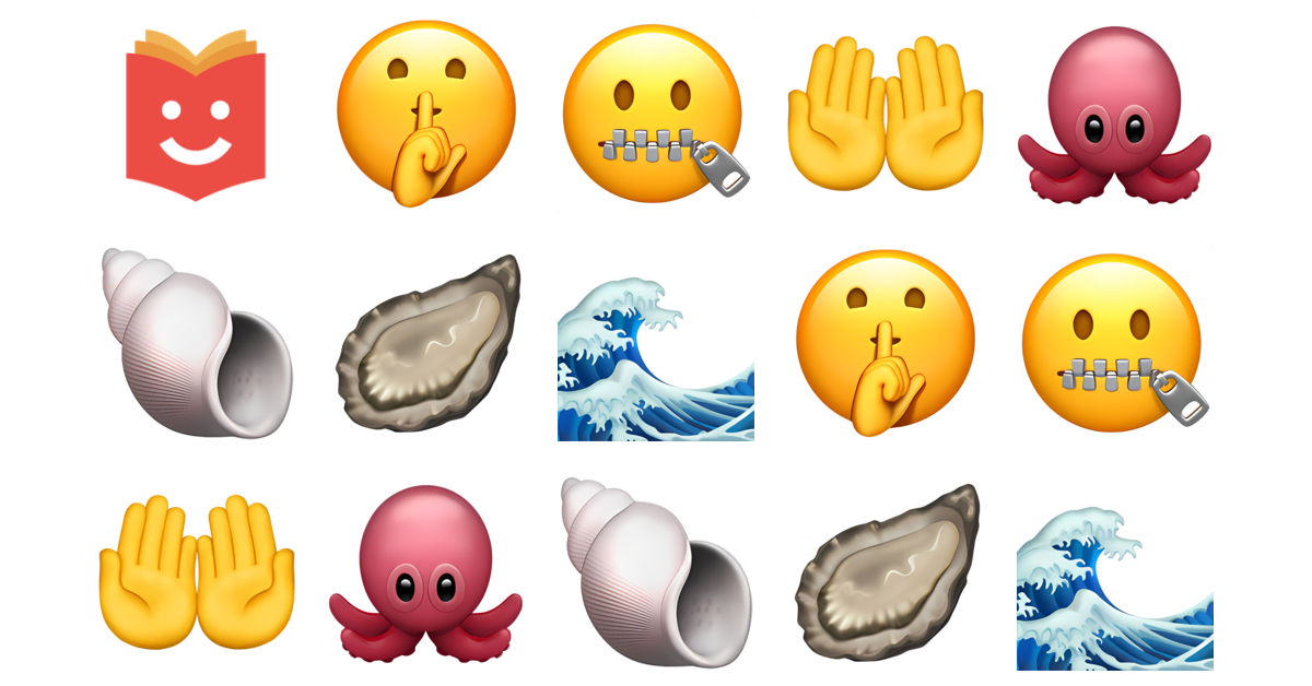 🐚🤐🌊 Clam Emojis Collection 🤫🤐🤲🐙🐚🦪🌊 — Copy & Paste!