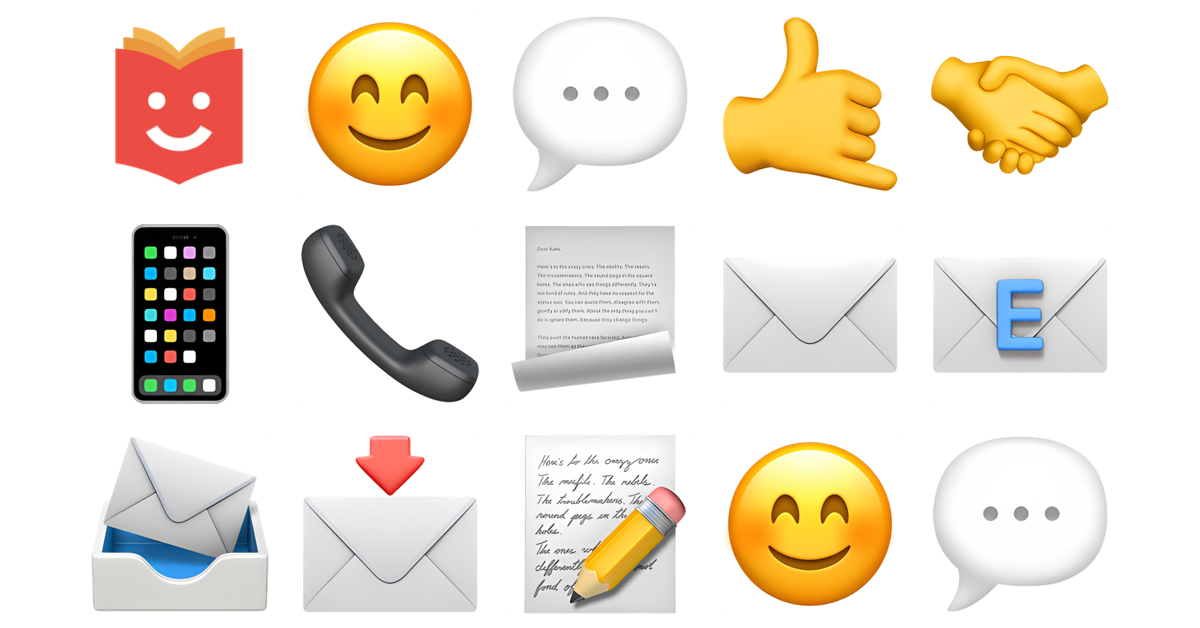 📞🤝 ️ Contact Emojis Collection 😊💬🤙🤝📱📞📃 — Copy & Paste!