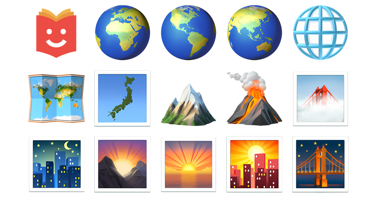 🌍🌏🌎 Continent Emojis Collection 🌍🌎🌏🌐🗺️🗾🏔️ — Copy & Paste!