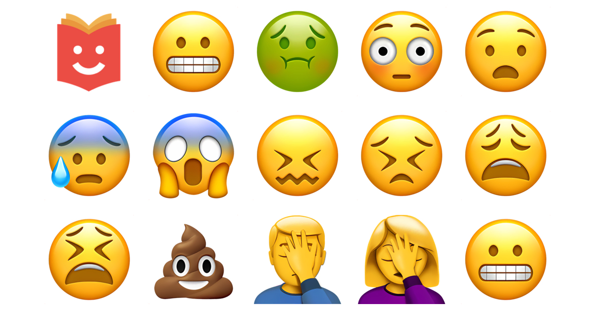 😬😩😳 Cringe Emojis Collection 😬🤢😳😧😰😱😖 — Copy & Paste!