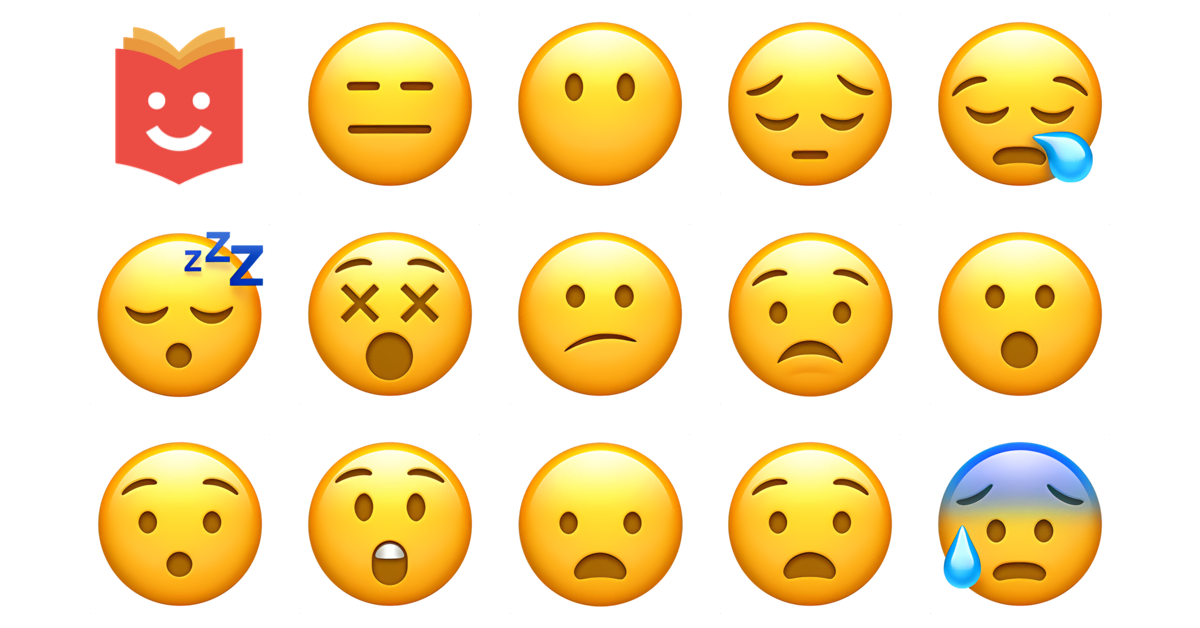 😔💔😢 Depression Emojis Collection 😑😶😔😪😴😵😕 — Copy & Paste!