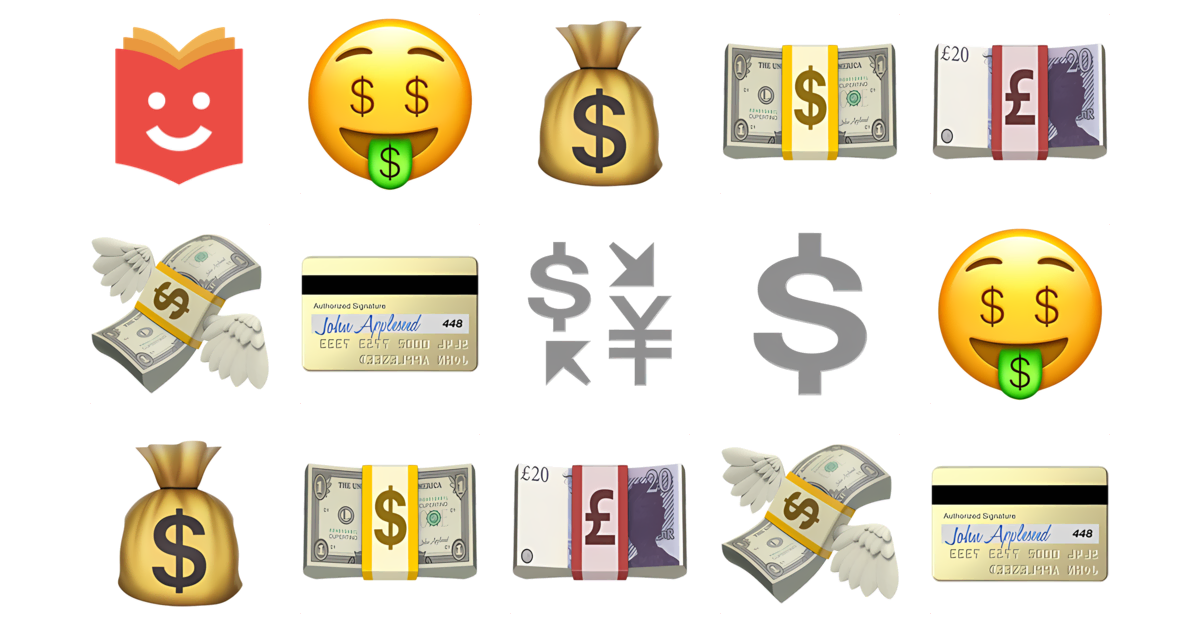 💰🤑💸 Dollar Sign Emojis Collection 🤑💰💵💷💸💳💱 — Copy & Paste!