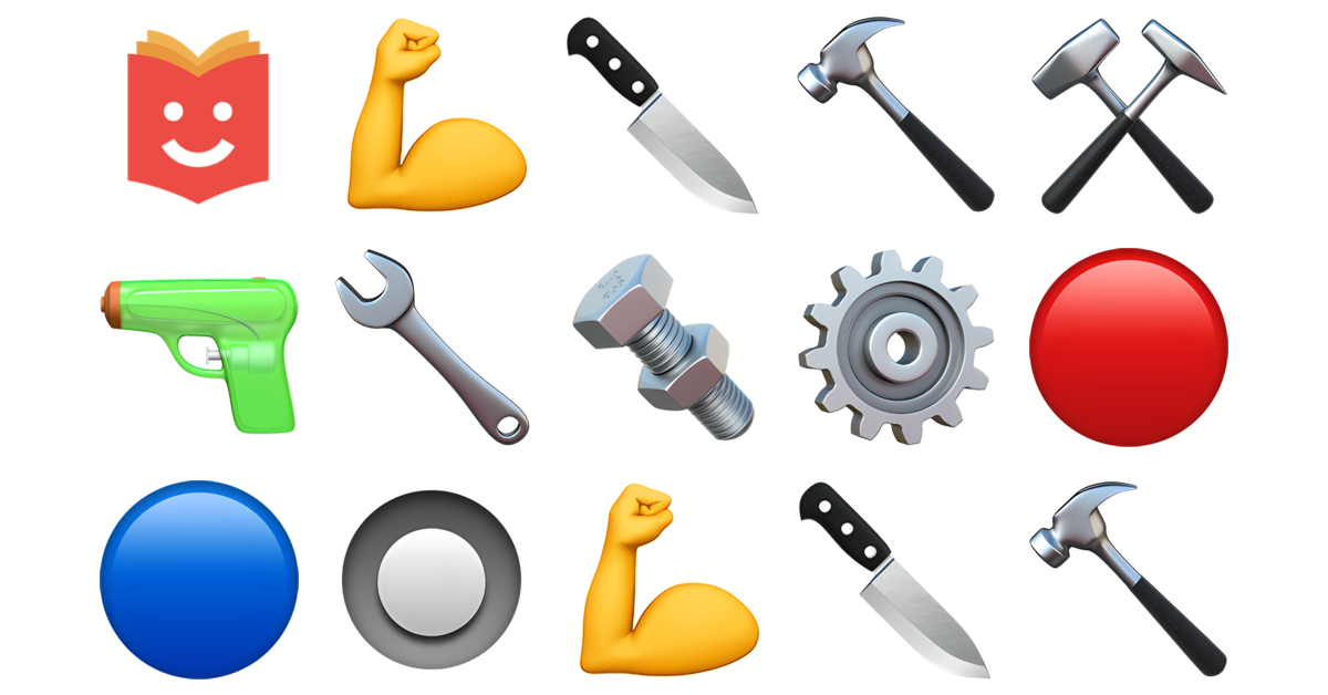 🔨💪🔧 Drill Emojis Collection 💪🔪🔨⚒️🔫🔧🔩 — Copy & Paste!