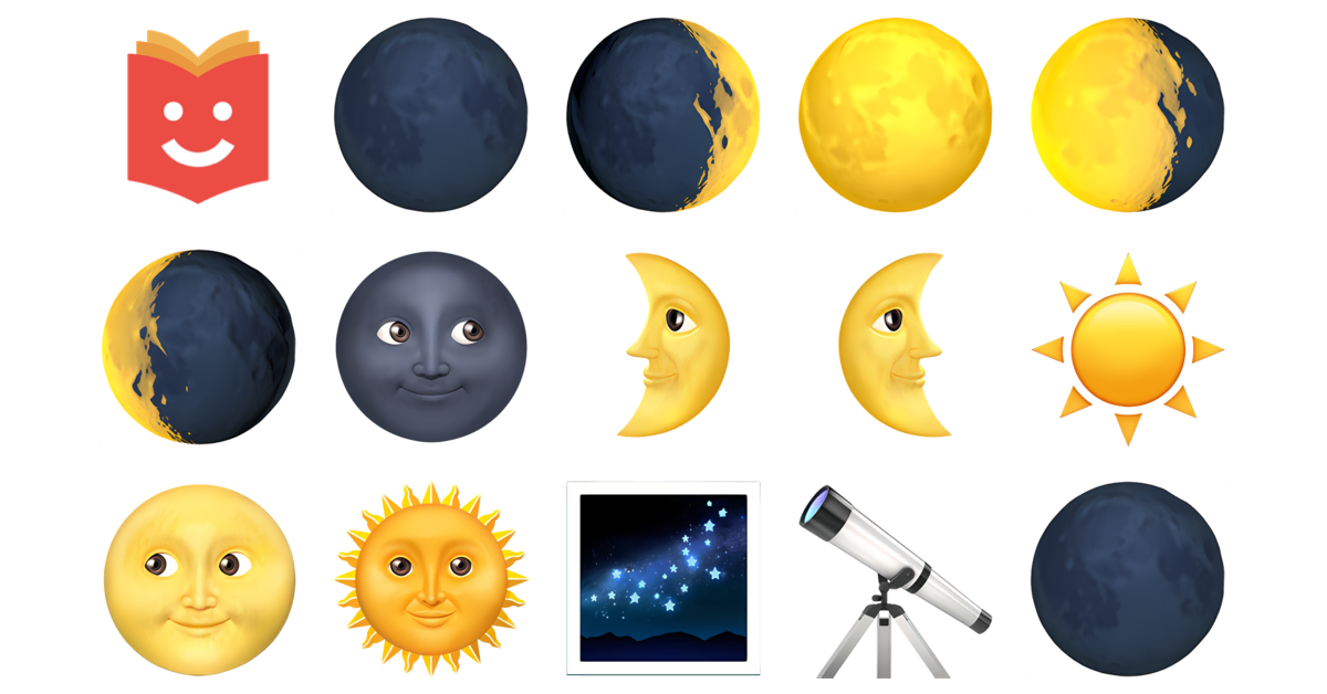 🌑🌒🌓 Eclipse Emojis Collection 🌑🌒🌕🌖🌘🌚🌛 — Copy & Paste!