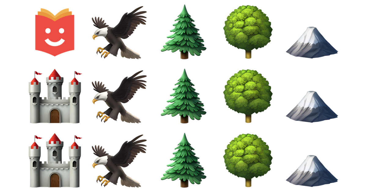 🦅⛰ Falcon Emojis Collection 🦅🌲🌳🗻🏰 — Copy & Paste!