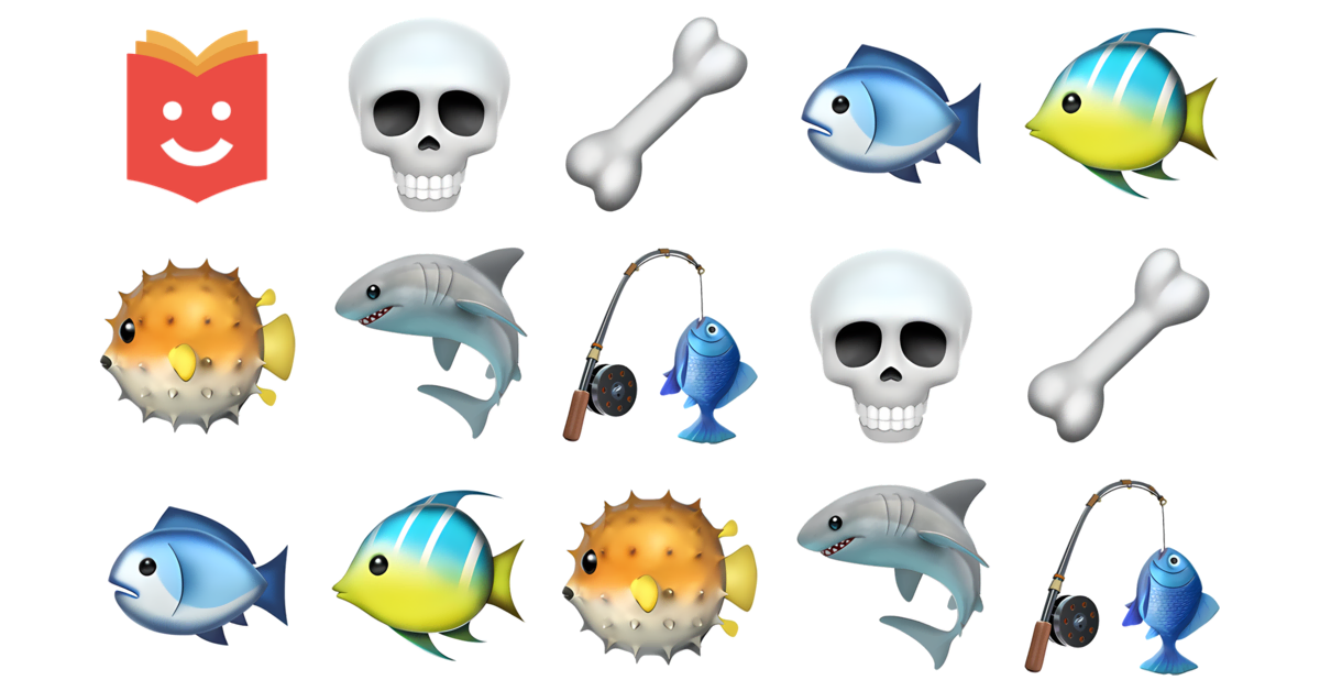 🐟🦴💀 Fishbone Emojis Collection 💀🦴🐟🐠🐡🦈🎣 — Copy & Paste!