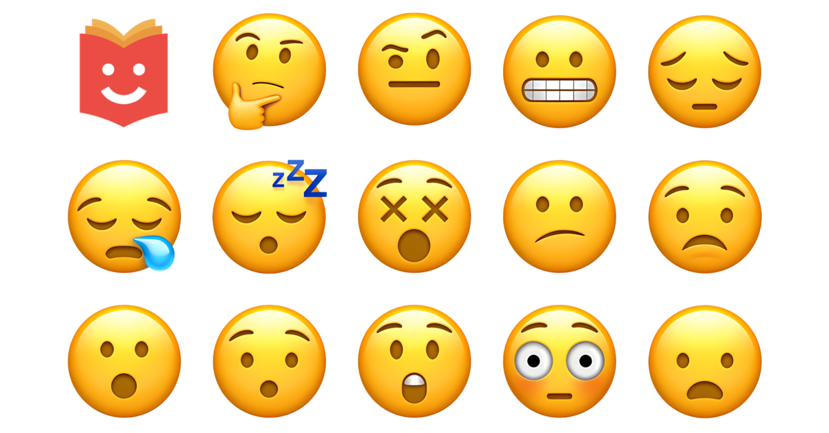 👀🧐🤔 Forehead Emojis Collection 🤔🤨😬😔😪😴😵 — Copy & Paste!