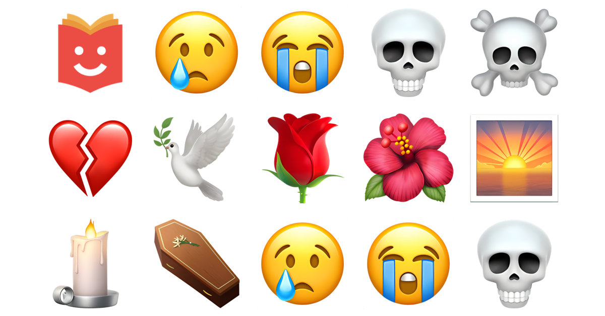 💔🌹⚰️ Funeral Emojis Collection 😢😭💀☠️💔🕊️🌹 — Copy & Paste!