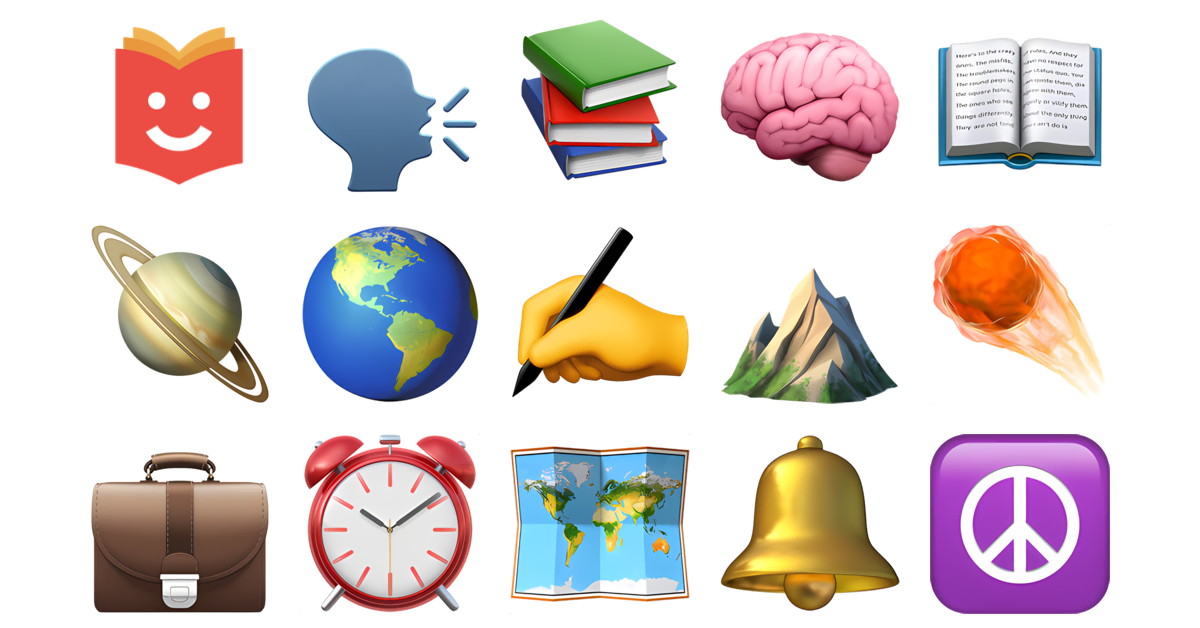 🌏📗 Géographie Collection Emoji — Copier & Coller