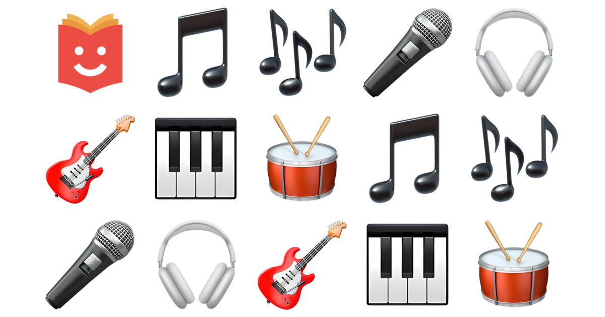 🎸🖤🔥 Grunge Emojis Collection 🎵🎶🎤🎧🎸🎹🥁 — Copy & Paste!