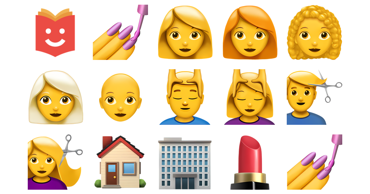 💇‍♀️💆‍♂️💅 Hair salon Emojis Collection 💅👩👩‍🦰👩‍🦱👩‍🦳👩‍🦲💆‍♂️ — Copy & Paste!