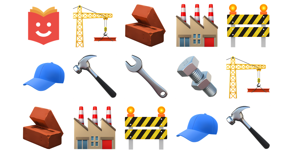 👷🏼‍♂️👷🏻‍♀️🧱 Hard hat Emojis Collection 🏗️🧱🏭🚧🧢🔨🔧 — Copy & Paste!