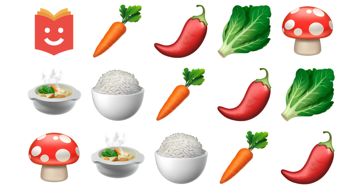 🌶️🥬🍚 Kimchi Emojis Collection 🥕🌶️🥬🍄🍲🍚 — Copy & Paste!