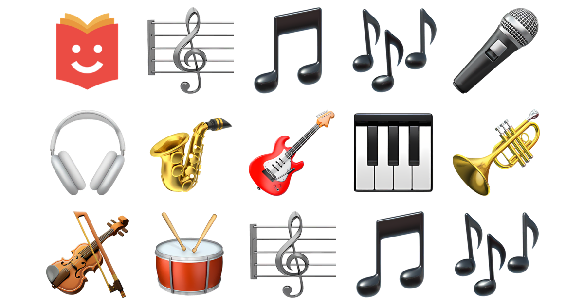 🎶🎹🥁 Marimba Emojis Collection 🎼🎵🎶🎤🎧🎷🎸 — Copy & Paste!