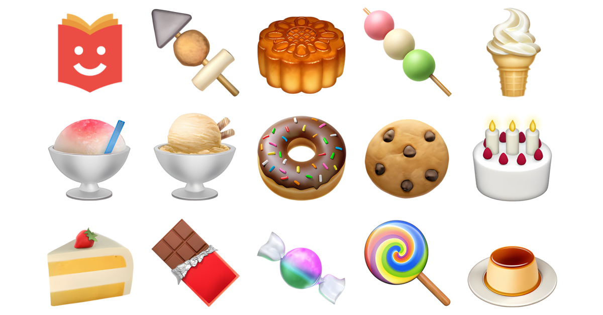 🍡🎧🌈 Marshmallow Emojis Collection 🍢🥮🍡🍦🍧🍨🍩 — Copy & Paste!