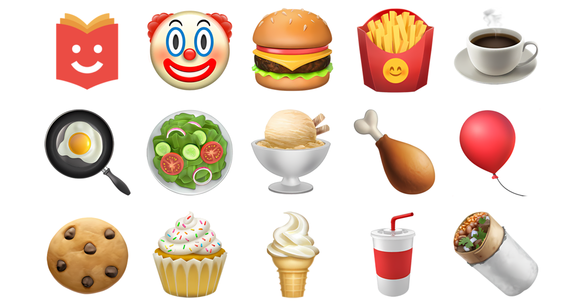 🤡🍔🍟 McDonald’s Emojis Collection 🥗 🍔 🍟 — Copy & Paste!