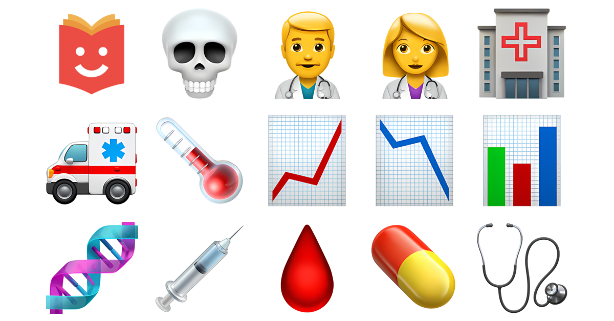🏥💉🩺 Medical Emojis Collection 💀👨‍⚕️👩‍⚕️🏥🚑🌡️📈 — Copy & Paste!