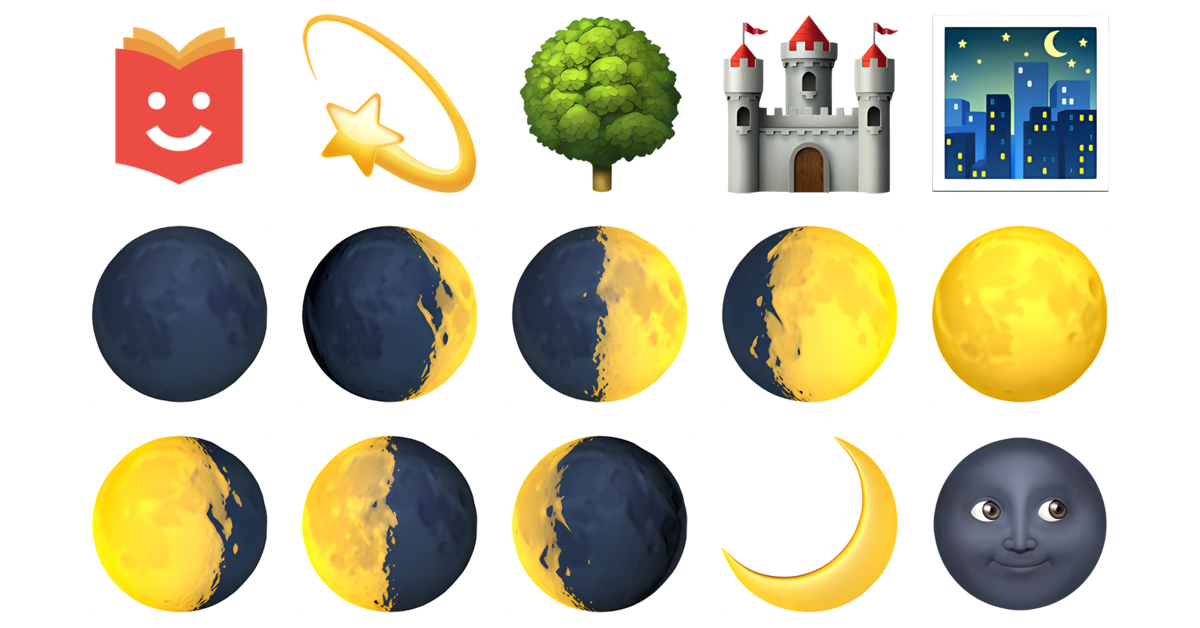🌕🌙🌌 Moonlight Emojis Collection 💫🌳🏰🌃🌑🌒🌓 — Copy & Paste!