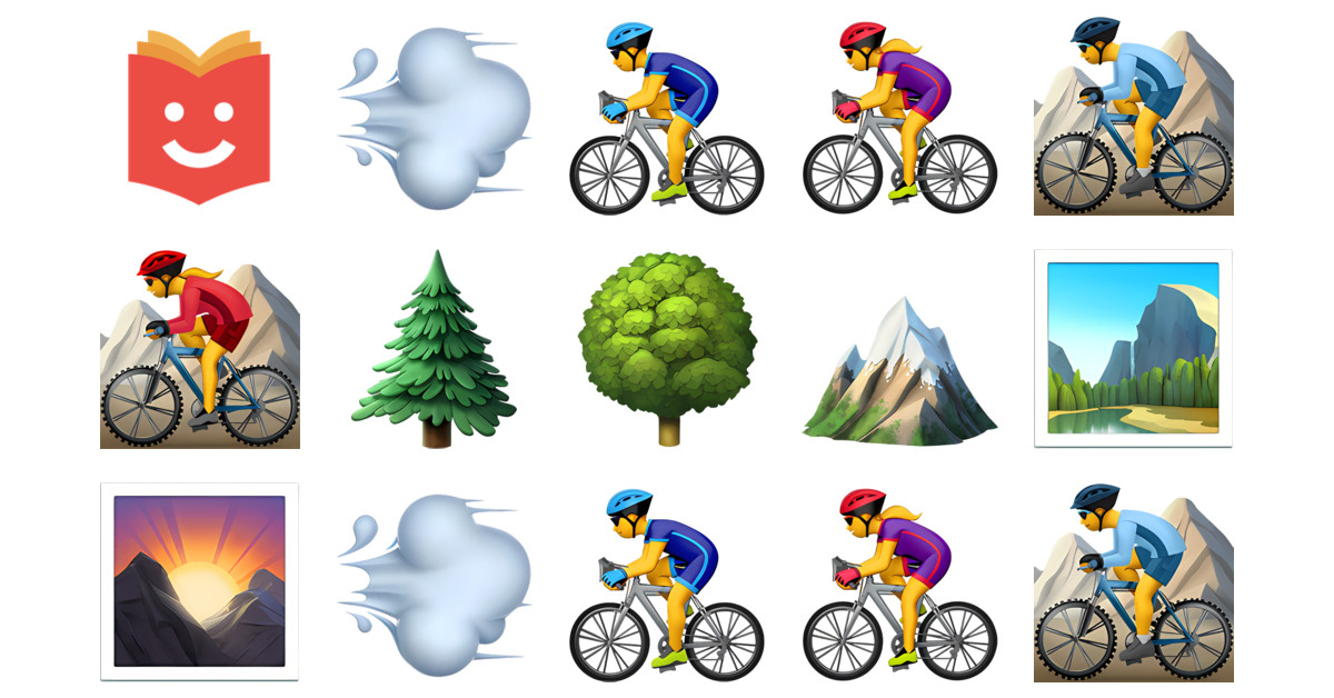 🚵‍♂️🏞️🚵‍♀️ Mountain Biking Emojis Collection 💨🚴‍♂️🚴‍♀️🚵‍♂️🚵‍♀️🌲🌳 — Copy ...