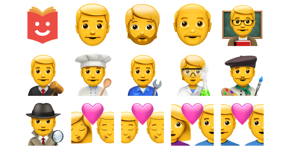 👨🏻‍🦰🕶️👨🏻‍🦳 Mustache Emojis — Copy & Paste!