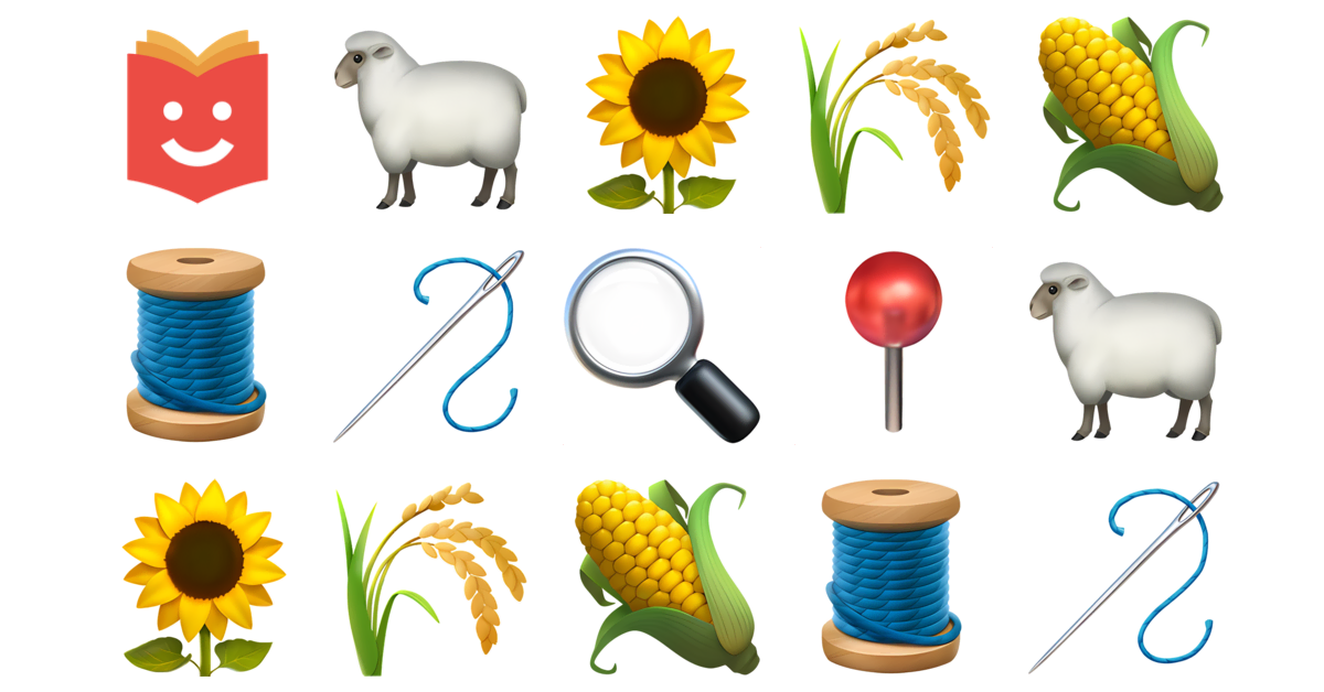🧵🔍🌾 Needle In A Haystack Emojis Collection 🐑🌻🌾🌽🧵🪡🔍 — Copy & Paste!