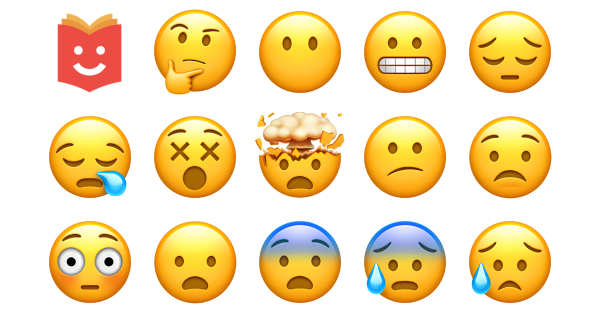 🤔😫😵 Overthink Emojis Collection 🤔😶😬😔😪😵🤯 — Copy & Paste!