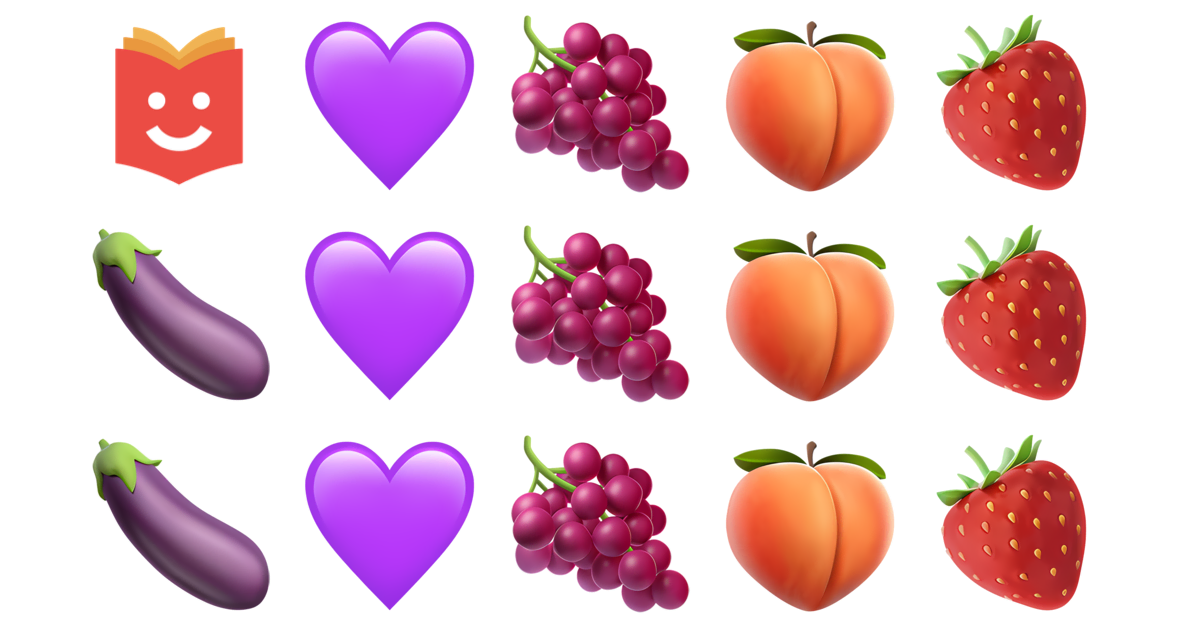 🍇💜🔮 Plum Emojis Collection 💜🍇🍑🍓🍆 — Copy & Paste!