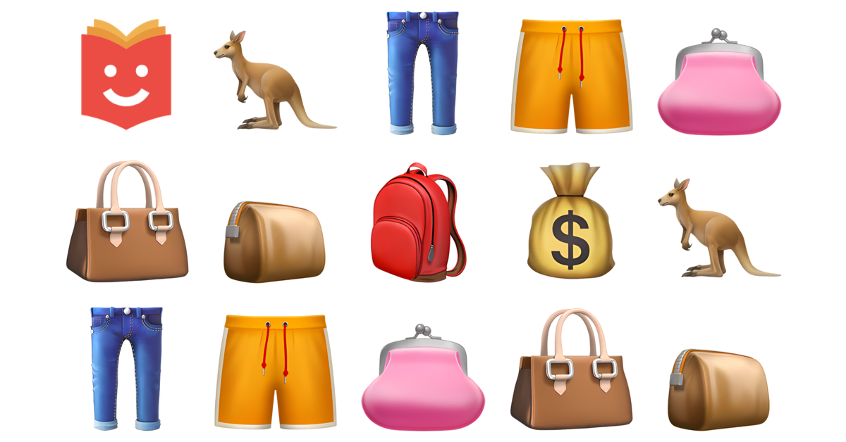 📱💰👖 Pocket Emojis Collection 🦘👖🩳👛👜👝🎒 — Copy & Paste!