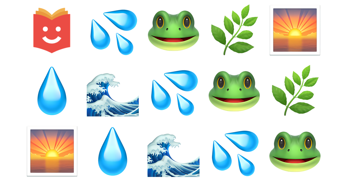🌿💦🐟 Pond Emojis Collection 💦🐸🌿🌅💧🌊 — Copy & Paste!