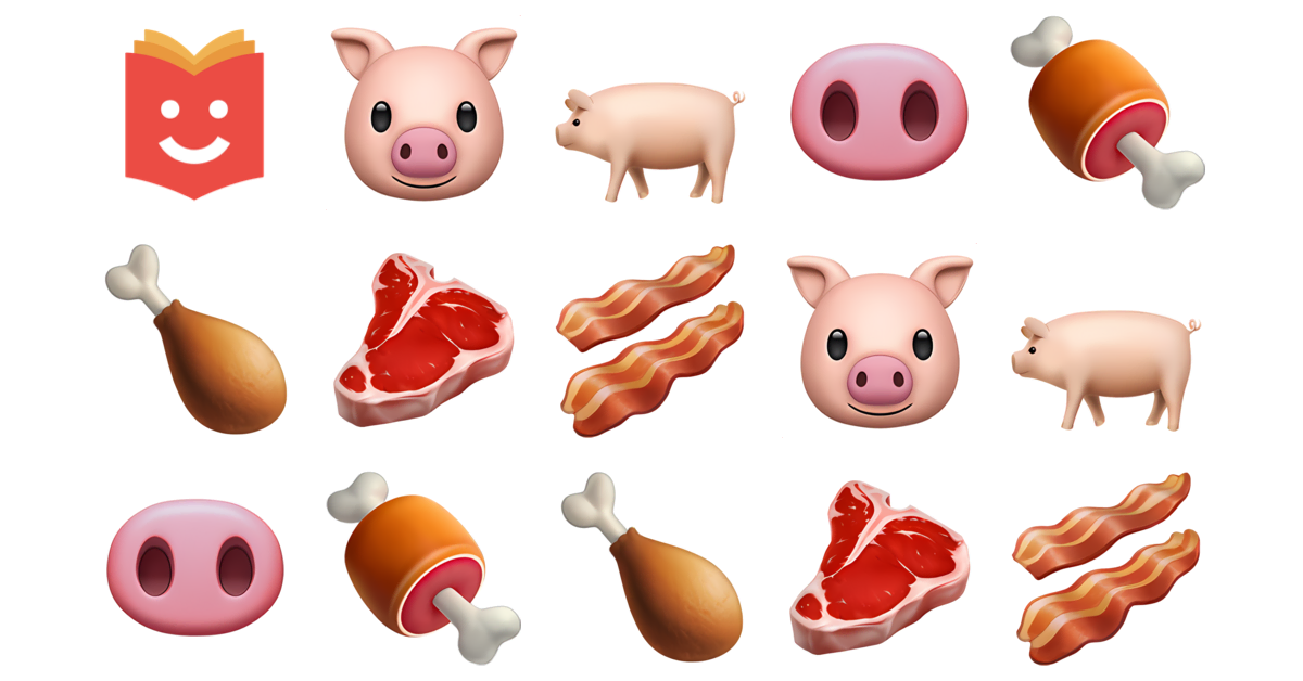 🐷🍖🔥 Pork Emojis Collection 🐷🐖🐽🍖🍗🥩🥓 — Copy & Paste!