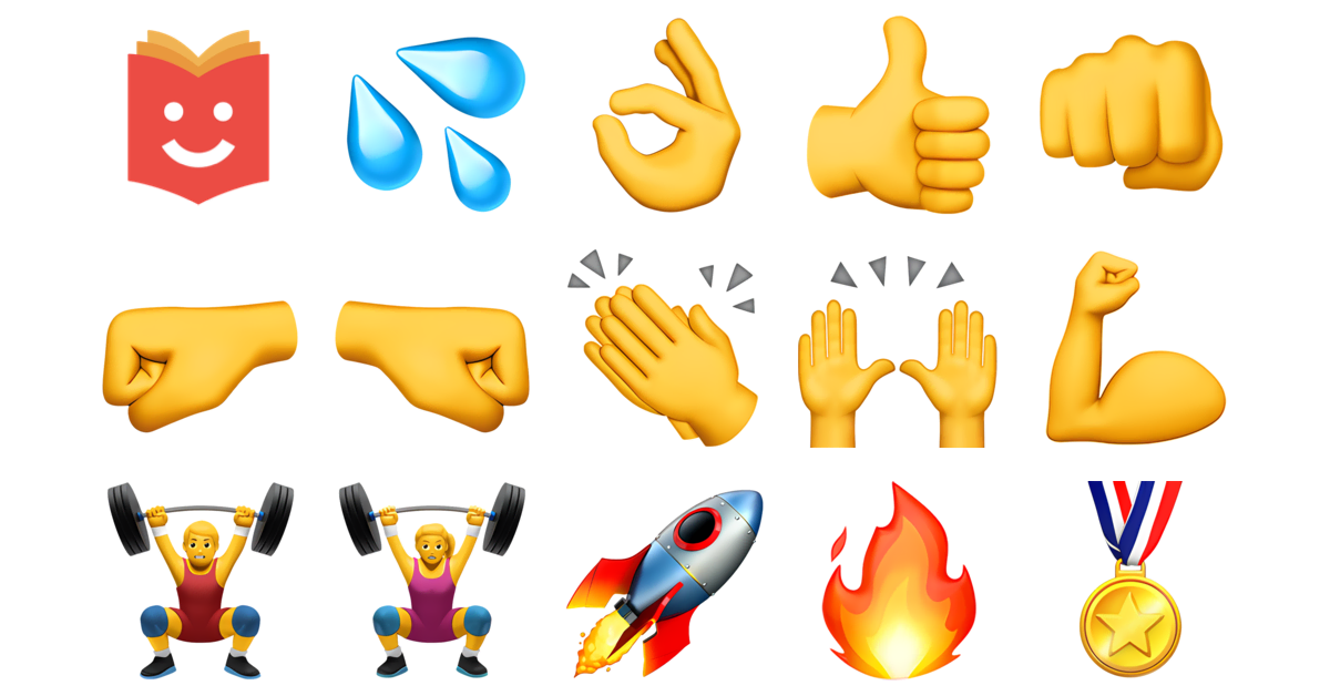 💪🏋️‍♂️🔥 Pushups Emojis Collection 💦👌👍👊🤛🤜👏 — Copy & Paste!