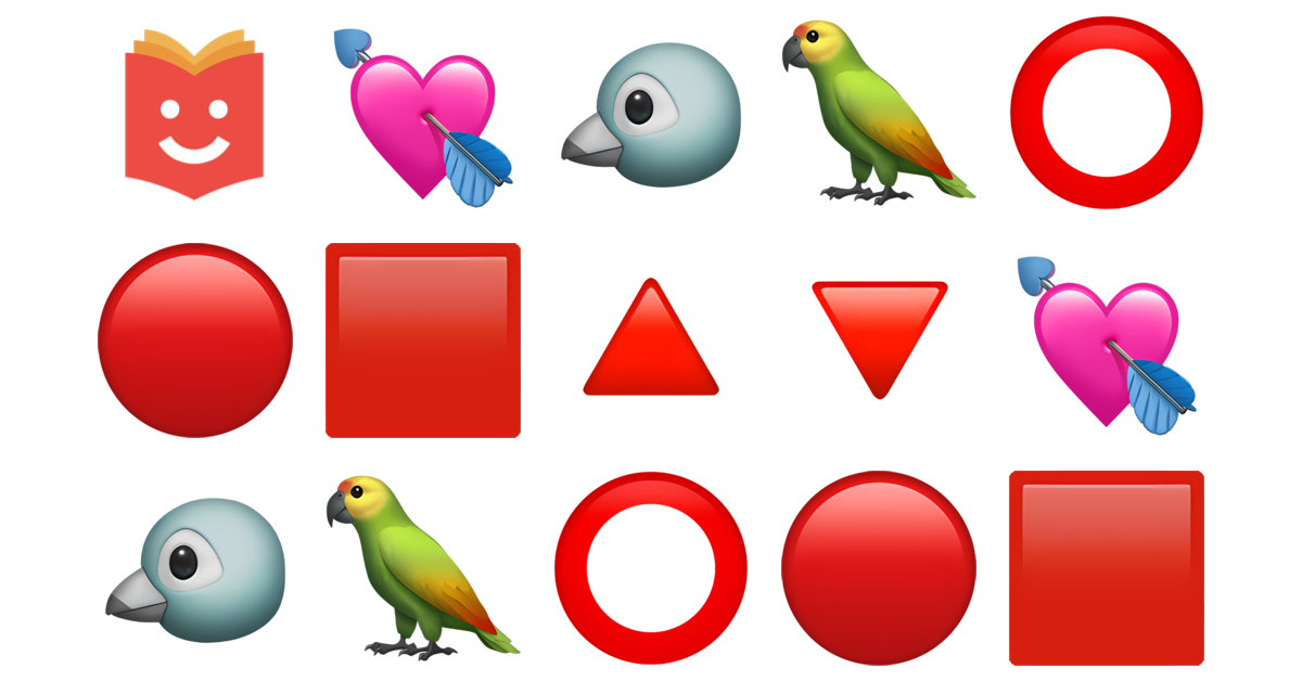 🔴🐦🌳 Red bird Emojis Collection 💘🐦🦜⭕🔴🟥🔺 — Copy & Paste!