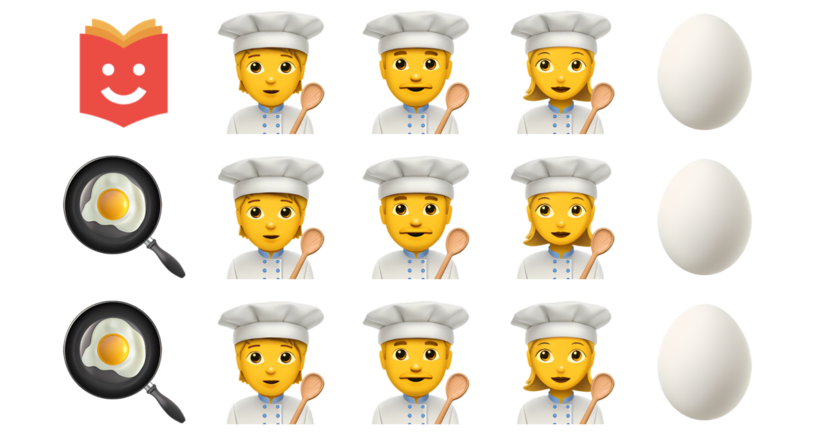 🥚🍳🔪 Scrambled Eggs Emojis Collection 🧑‍🍳👨‍🍳👩‍🍳🥚🍳 — Copy & Paste!