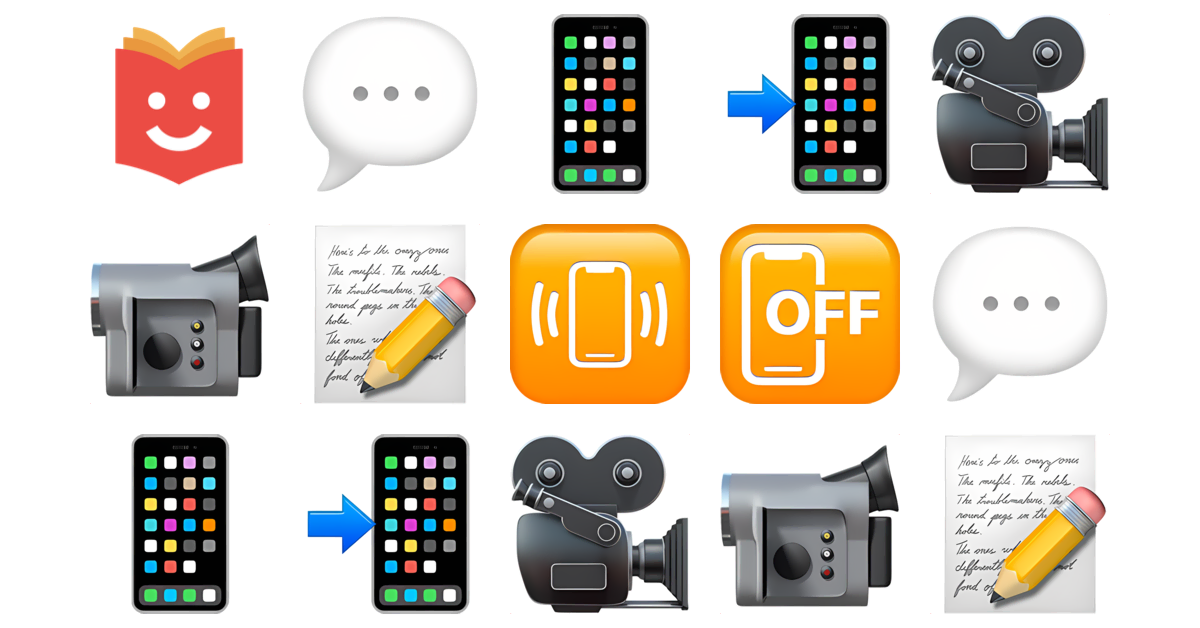 📺💻📱 Screen Emojis Collection 💬📱📲🎥📹📝📳 — Copy & Paste!