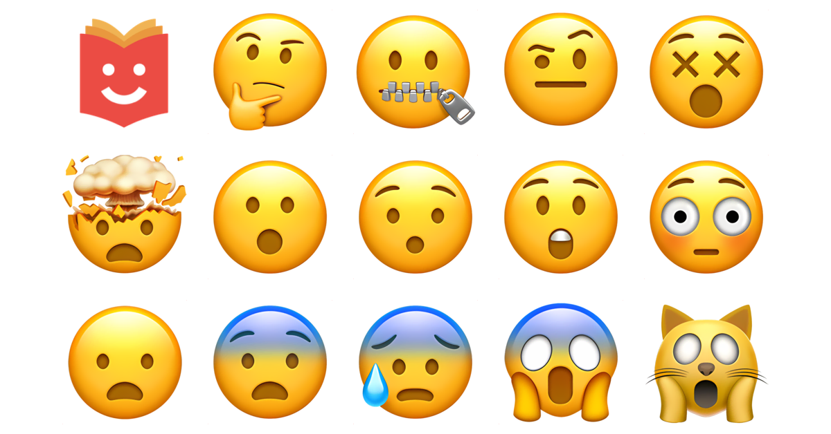 💥👀😱 Shocker Emojis Collection 🤔🤐🤨😵🤯😮😯 — Copy & Paste!