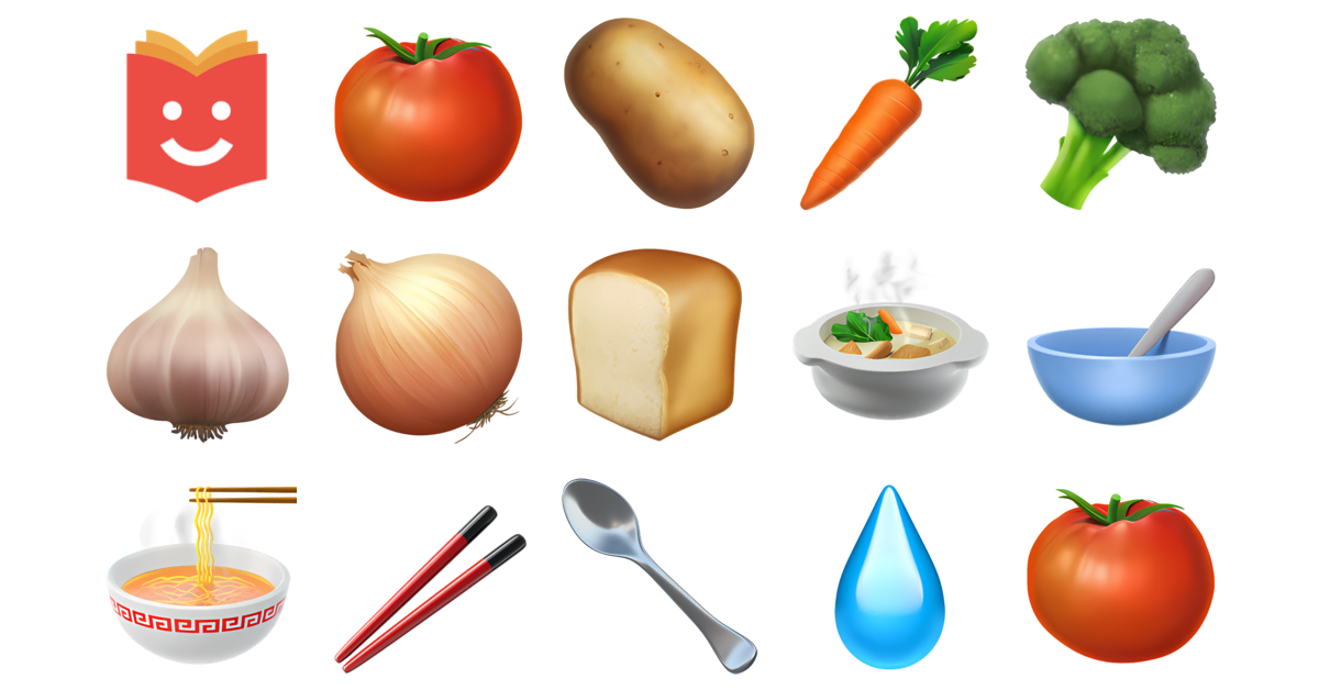 🍜🥣🥄 Soup Emojis Collection 🍅🥔🥕🥦🧄🧅🍞 — Copy & Paste!