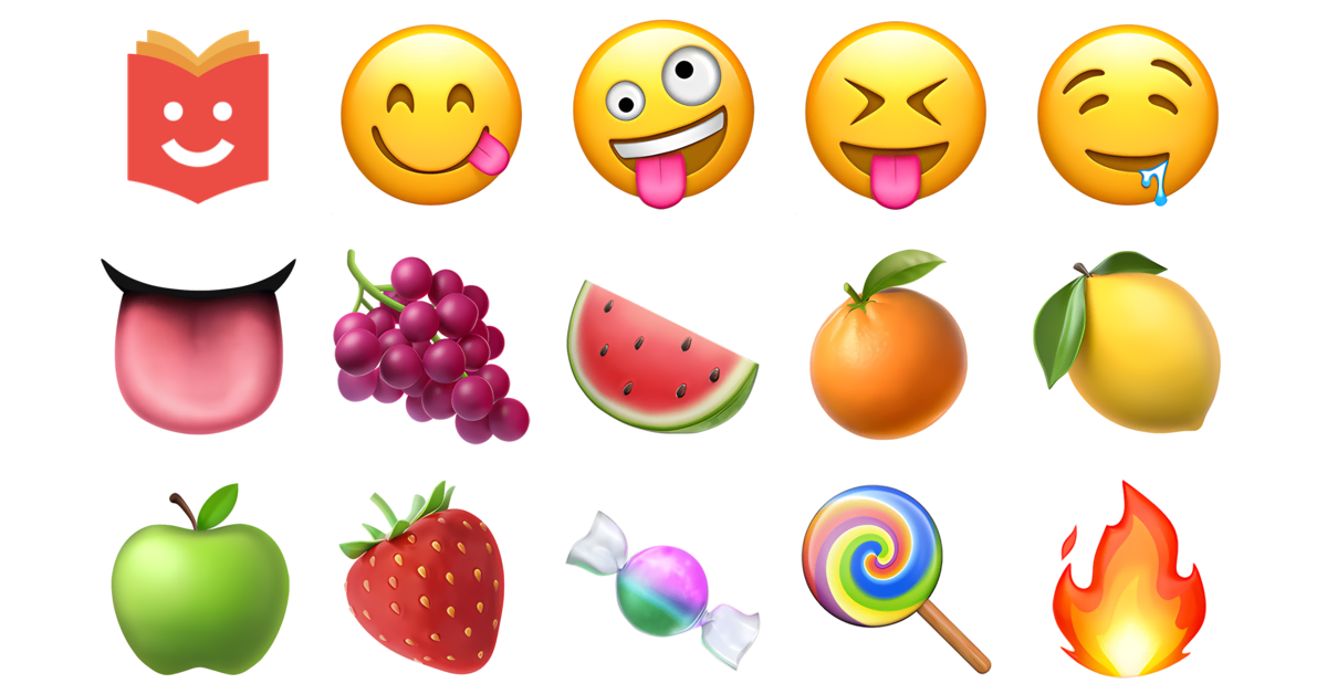 🍬👅😋 Sour Patch Emojis Collection 😋🤪😝🤤👅🍇🍉 — Copy & Paste!