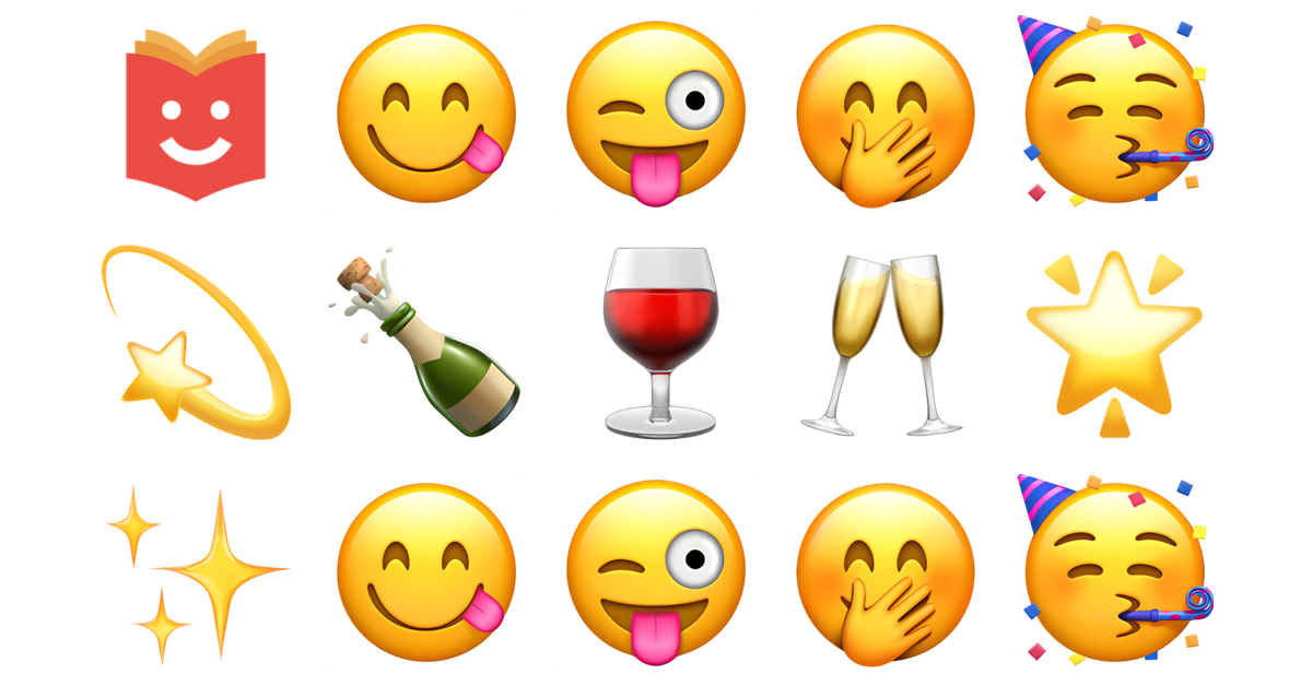 🍾💫🥂 Sparkling wine Emojis Collection 😋😜🤭🥳💫🍾🍷 — Copy & Paste!