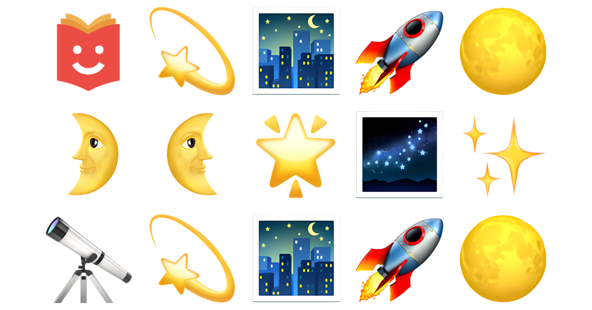 🌟🌃 Starry Emojis Collection 💫🌃🚀🌕🌛🌜🌟 — Copy & Paste!