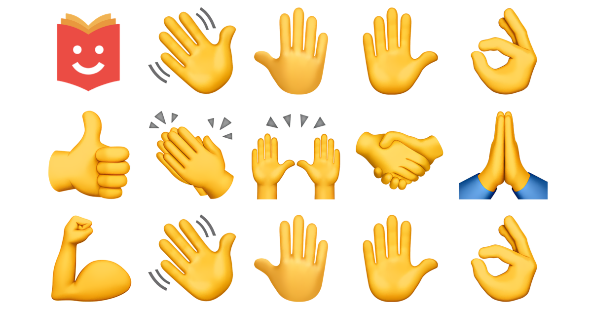 🤗💪 ️ Supportive Emojis Collection 👋🤚 👌👍👏🙌 — Copy & Paste!